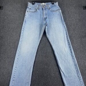 Levi Strauss Signature Jeans Mens 32x34 W32 L34 Light Wash Blue Regular Straight